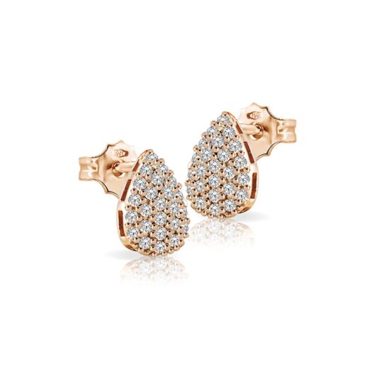 Gold earrings drop-shaped with diamonds: MEY, ORMEY GCS-DR